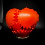 3D Printed Gear Heart - Innovation Awaits